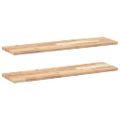 vidaXL Plávajúce police 2 ks 80x20x2 cm neošetrené masívne drevo akácia