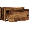 vidaXL Lavica do predsiene 80x40x45 cm Old Wood Engineered Wood