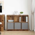 vidaXL Servírovacia skriňa Staré drevo 102 x 32 x 73,5 cm