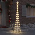 vidaXL LED vianočný stromček Teplá biela 250 cm Kov