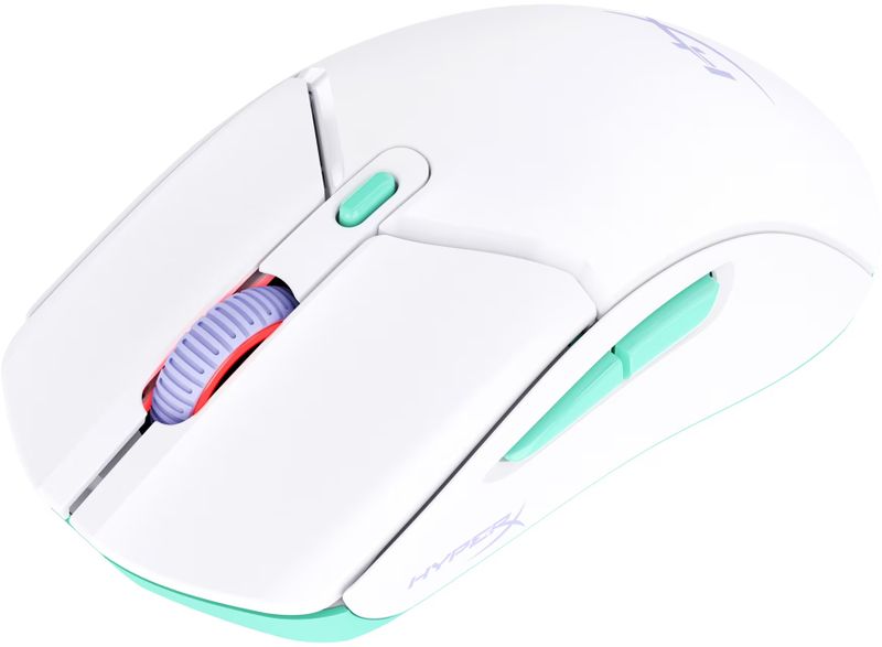 HyperX Pulsefire Haste 2 Core/Herná/Optická/12 000 DPI/USB+BT/Biela