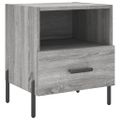 vidaXL Nočný stolík sivý sonoma 40x35x47,5 cm kompozitné drevo