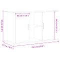 vidaXL Stojan na akvárium staré drevo 101x41x58 cm kompozitné drevo