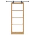 vidaXL Posuvné dvere Prírodná 86 x 211 cm
