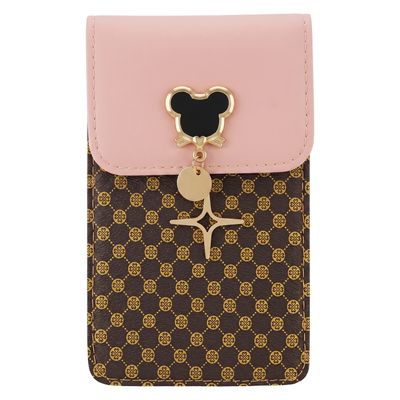 Phone bag mouse 19*12*2 cm pink