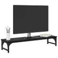 vidaXL Stojan na monitor Čierny dub 85 x 23 x 15,5 cm Kompozitné drevo