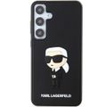 Puzdro Karl Lagerfeld pre Samsung Galaxy S24 KLHCS24S3DRKINK čierne HC 3D RUBBER IKONIK NFT