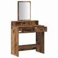 vidaXL Toaletný stolík Staré drevo 79 x 41 x 140 cm Kompozitné drevo