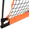 vidaXL Bejzbalová sieť oranžovo-čierna 183x182x183cm oceľ a polyester