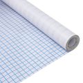 vidaXL Okenná fólia matná dizajn s pruhmi 60x500 cm, PVC