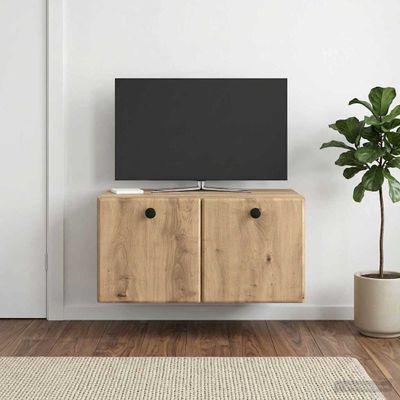 vidaXL Nástenná TV skrinka 59,5 x 41 x 30 cm Dub artisan