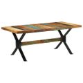 vidaXL Jedálenský stôl 180x90x73 cm recyklovaný masív