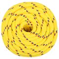 vidaXL Lodné lano žlté 18 mm 50 m polypropylén