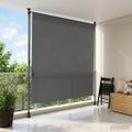 vidaXL Vonkajšia roleta Svetlosivá 100 x 270 cm