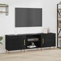 vidaXL TV skrinka 150 x 30 x 50 cm Čierny dub Kompozitné drevo