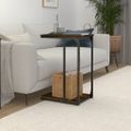 vidaXL Bočný stolík dymový dub 40x30x60 cm spracované drevo