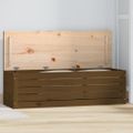 vidaXL Úložný box medovo-hnedý 109x36,5x33 cm masívna borovica