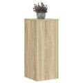 vidaXL Stojany na rastliny 2 ks dub sonoma 30x30x70cm kompozitné drevo