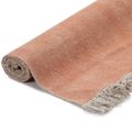 vidaXL Kilim Koberec z bavlny 120x180 cm ružový