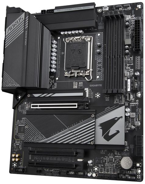 GIGABYTE B760 AORUS ELITE AX DDR4/LGA 1700/ATX Základní deska, Intel B760, LGA1700, 4x DDR4 DIMM (max. 128GB), 3x M.2, Wi-Fi, HDMI, DisplayPort, USB typ C, ATX