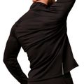 Běžecká mikina 1/2 Zip Pulse Black - GymBeam, veľkosť L, veľkosť oblečenia L