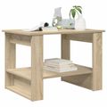 vidaXL Konferenčný stolík Sonoma dub 72 x 50 x 50 cm Kompozitné drevo