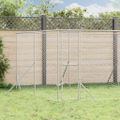 vidaXL Vonkajší koterec pre psov strieborný 8x12x2 m pozinkovaná oceľ