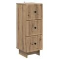 vidaXL Zásuvkový kabinet 33 x 34,5 x 90 cm Kompozitné drevo