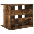 vidaXL Úložisko vinylových platní Dymový dub 42 x 33 x 36 cm