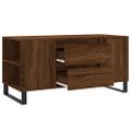 vidaXL Konferenčný stolík hnedý dub 102x44,5x50 cm kompozitné drevo
