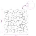 vidaXL Mozaikové dlaždice Červená 30 x 30 cm Mramor