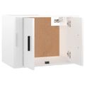 vidaXL Nástenné TV skrinky 2 ks lesklé biele 57x34,5x40 cm