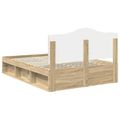 vidaXL Rám postele Sonoma 140 x 190 cm Masívne borovicové drevo