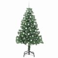 vidaXL Vianočný stromček Zelená 210 cm PVC