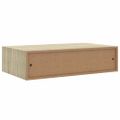 vidaXL Zásuvkové police nástenné 2 ks dubové 40x23,5x10 cm MDF