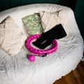HMS HHW12 PLUS Size obruč so závažím a zoštíhľujúceho pásu BR163 fialová