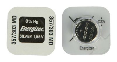 Energizer EH-357/303/SR44 hodinková batéria 138mAh 1,55V 1ks 7638900252989