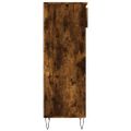 vidaXL Botník dymový dub 40x36x105 cm spracované drevo