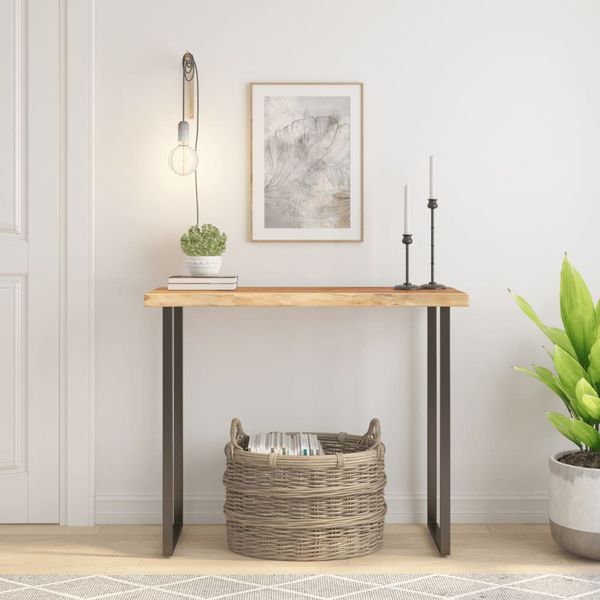 vidaXL Stolová doska 90x40x3,8 cm obdĺžnik akáciový masív živá hrana