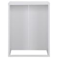 vidaXL Skrinka na práčku biela 68,5x64,5x88 cm PVC