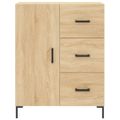 vidaXL Vysoká skrinka dub sonoma 69,5x34x180 cm spracované drevo