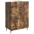 vidaXL Servírovacia skriňa Dymový dub 66 x 34,5 x 92 cm