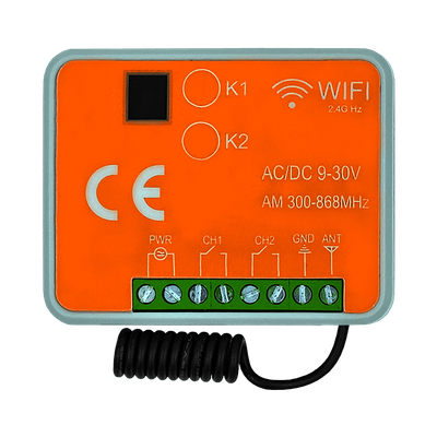 MKF-GATE-REC18i WiFi multifrekvenčný RF prijímač 300 - 868,35 MHz