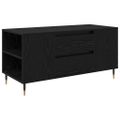vidaXL Konferenčný stolík Čierny dub 102 x 44,5 x 50 cm