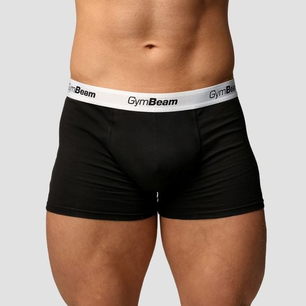 Pánske boxerky Essentials 3Pack Black - GymBeam, veľkosť L, veľkosť oblečenia L