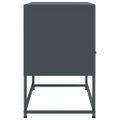 vidaXL TV skrinka antracitová 68x39x60,5 cm oceľ