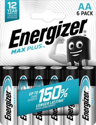 Energizer Max Plus AA alkalické batérie 6ks E303322500