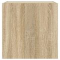 vidaXL TV nástenné skrinky s LED svetlami 2 ks dub sonoma 40,5x35x40cm