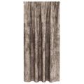vidaXL Sametové závesy 2 ks Kapučínová 175 x 140 cm Zamat
