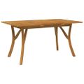 vidaXL Záhradný stôl 150x90x75 cm akáciový masív